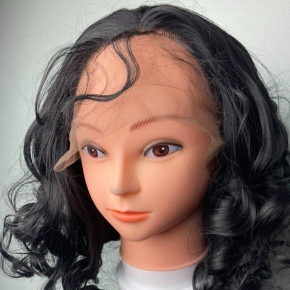 Short Curly Bob Lace Wigs - Picture 2 of 9